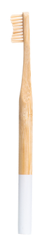 Бамбуковая зубная щетка BIOX . Жесткость - выше среднего. Цвет White bambukovaya-white фото