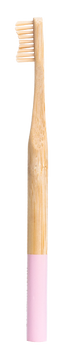Бамбуковая зубная щетка BIOX . Жесткость - выше среднего . Цвет Pink bambukovaya-pink фото