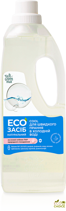EКОзасіб натуральний Cool для швидкого прання в холодній воді , 1л ekokontsentrat-cool фото